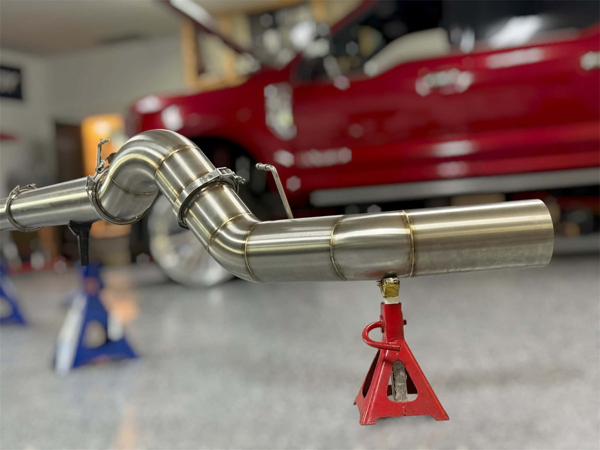 FAS Motorsports Custom Fabrication 6" T304 Stainless Steel Exhaust for 2017+ 6.7 Powerstroke