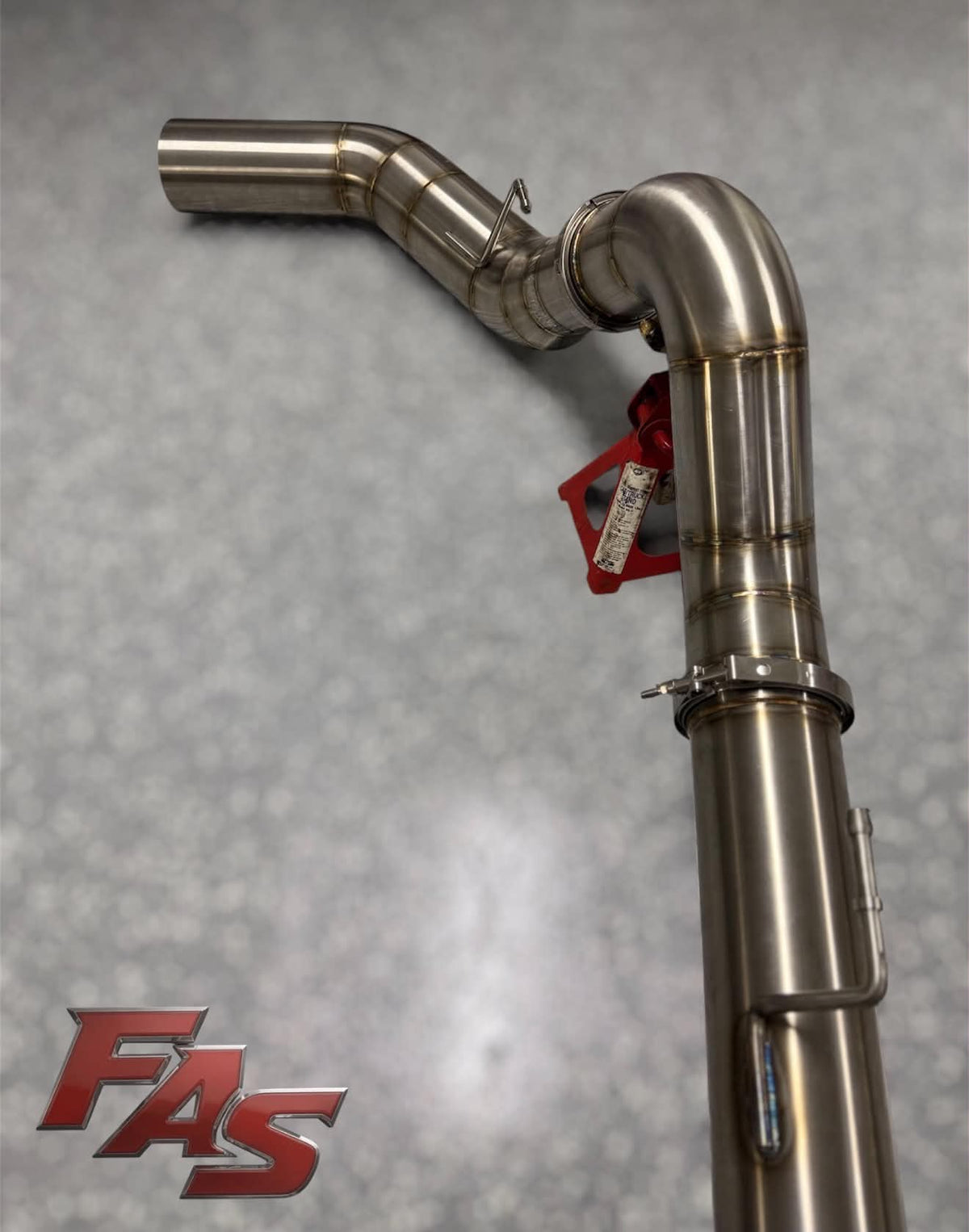 FAS Motorsports Custom Fabrication 5" T304 Stainless Steel Exhaust for 2017+ 6.7 Powerstroke