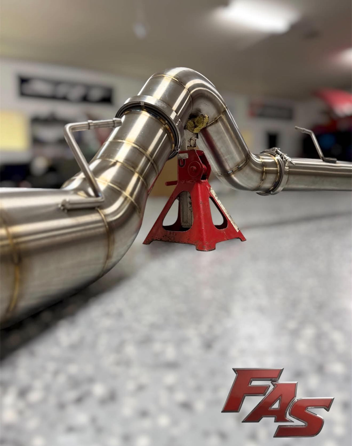 FAS Motorsports Custom Fabrication 5" T304 Stainless Steel Exhaust for 2017+ 6.7 Powerstroke