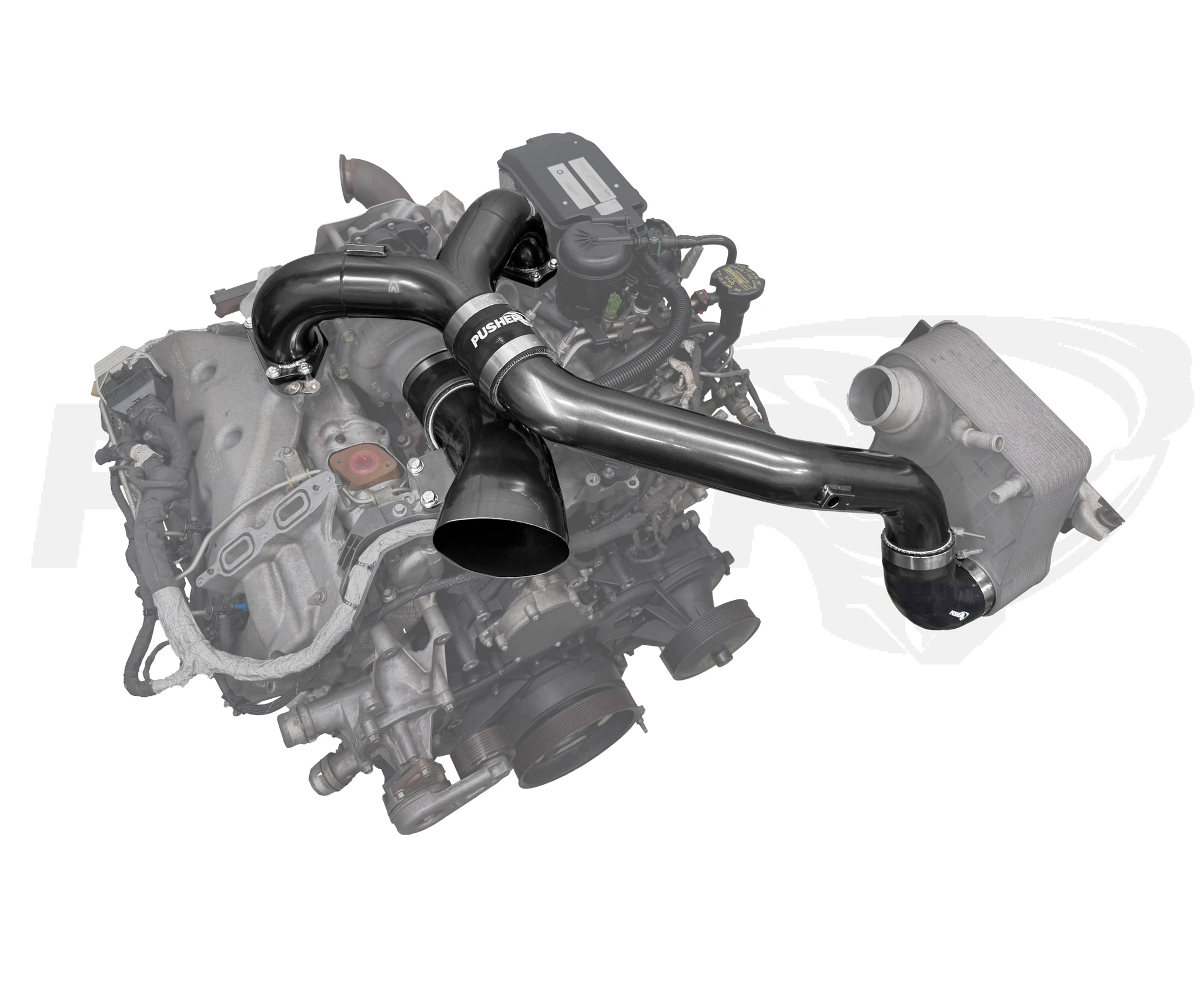 Pusher Race Intake Manifold and Turbo Inlet for 2015-2016 6.7L Powerstrokes