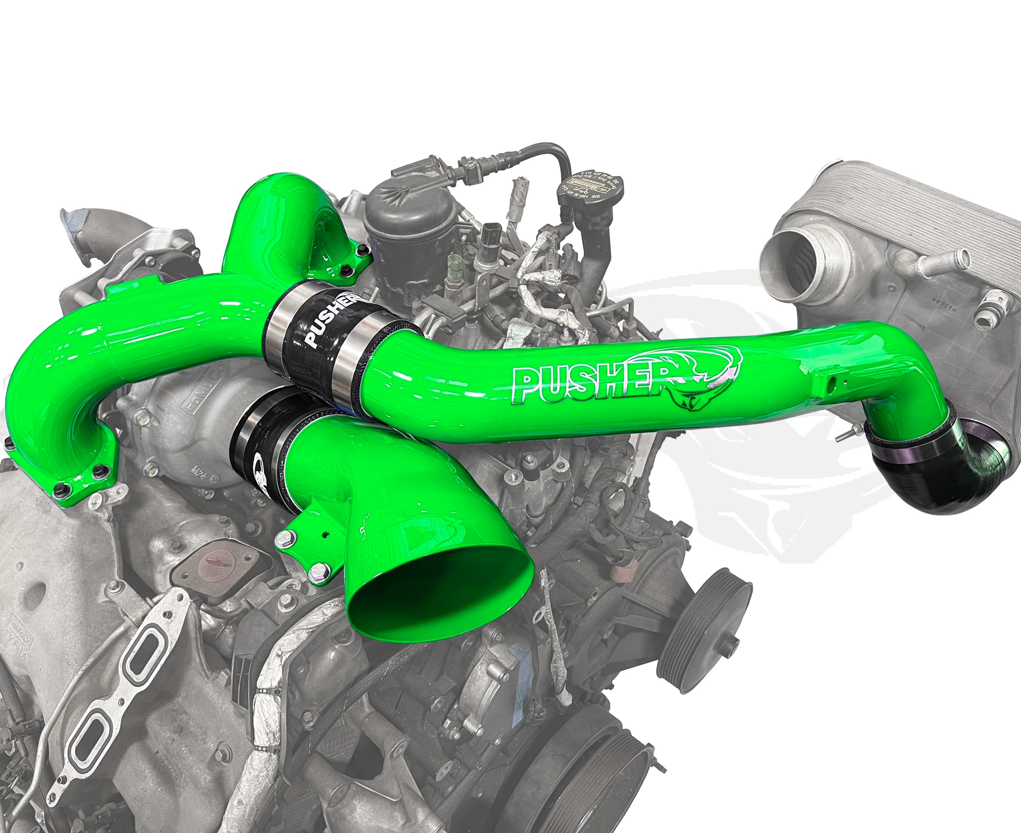 Pusher Race Intake Manifold and Turbo Inlet for 2015-2016 6.7L Powerstrokes