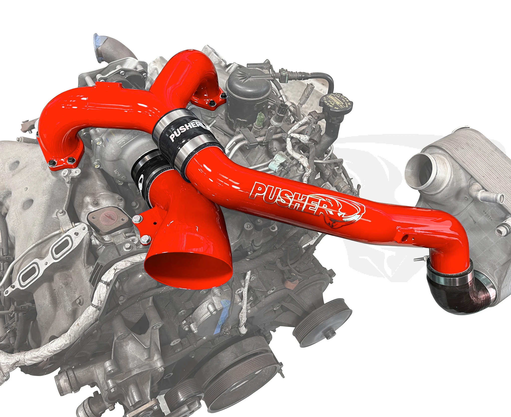 Pusher Race Intake Manifold and Turbo Inlet for 2015-2016 6.7L Powerstrokes