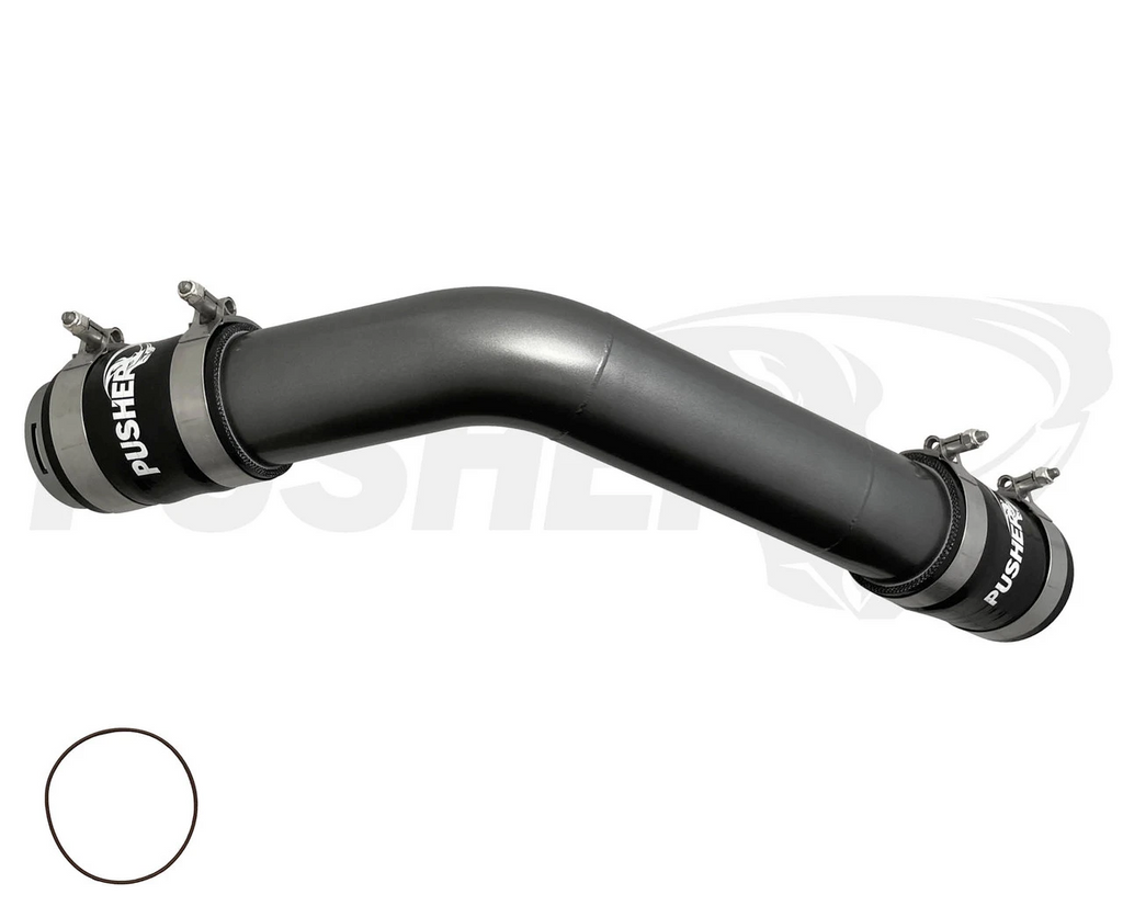 Pusher HD 3" 2-Piece Hot Side Charge Tube for 2015+ Ford F250/350 6.7L Powerstroke for PPE Intercoolers