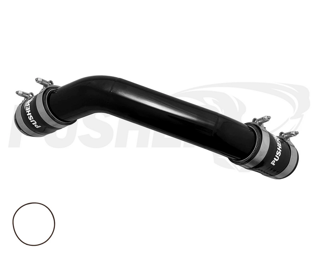 Pusher HD 3" 2-Piece Hot Side Charge Tube for 2015+ Ford F250/350 6.7L Powerstroke for PPE Intercoolers