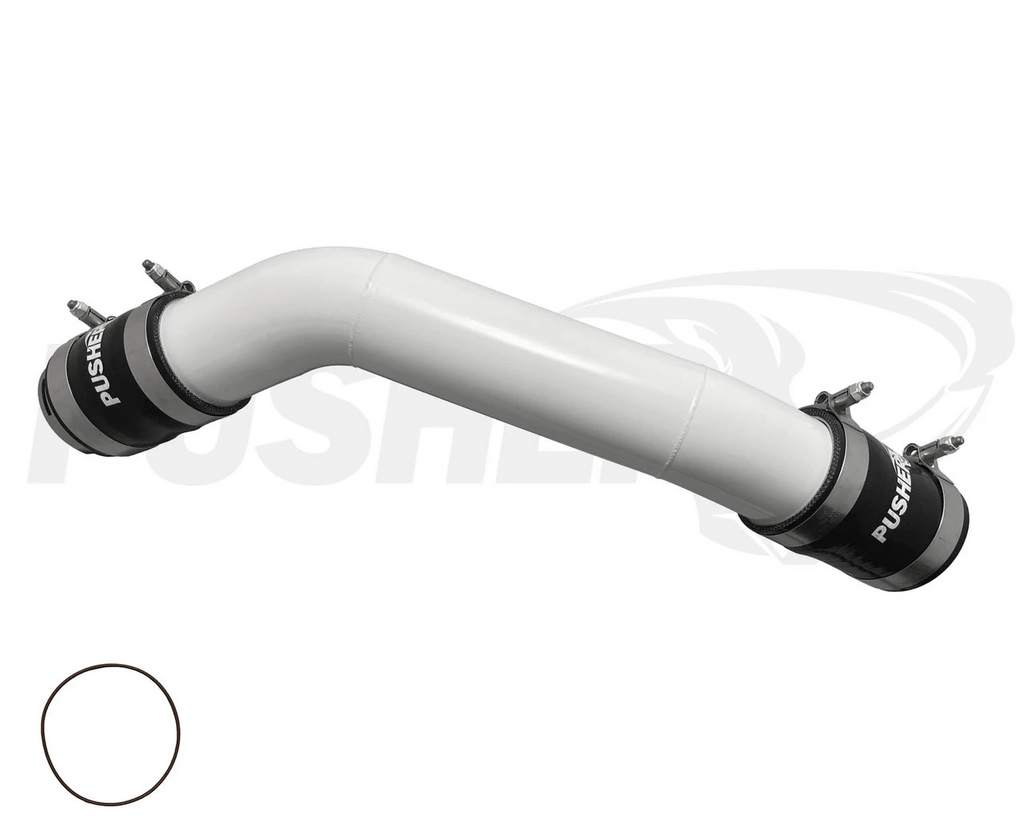 Pusher HD 3" 2-Piece Hot Side Charge Tube for 2015+ Ford F250/350 6.7L Powerstroke for PPE Intercoolers