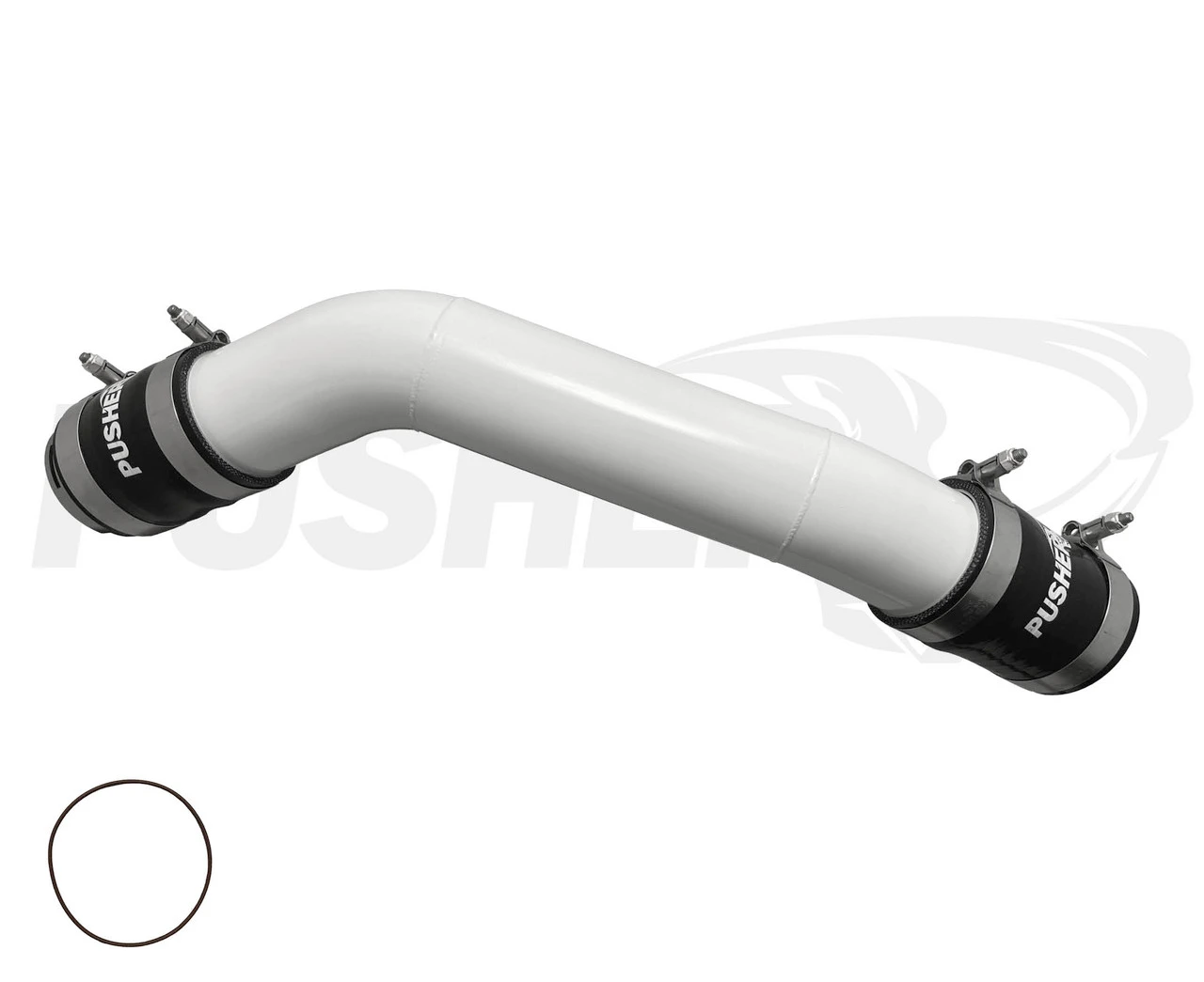 Pusher HD 3" 2-Piece Hot Side Charge Tube for 2015+ Ford F250/350 6.7L Powerstroke for PPE Intercoolers