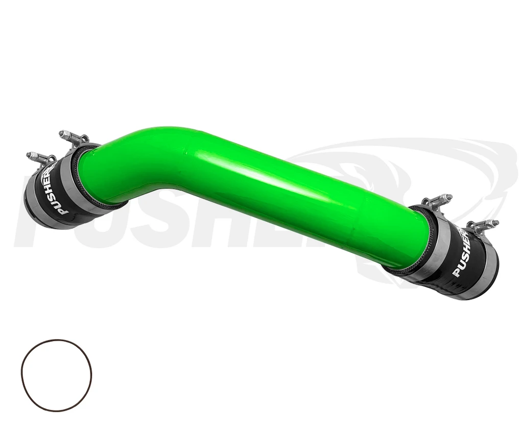 Pusher HD 3" 2-Piece Hot Side Charge Tube for 2015+ Ford F250/350 6.7L Powerstroke for PPE Intercoolers