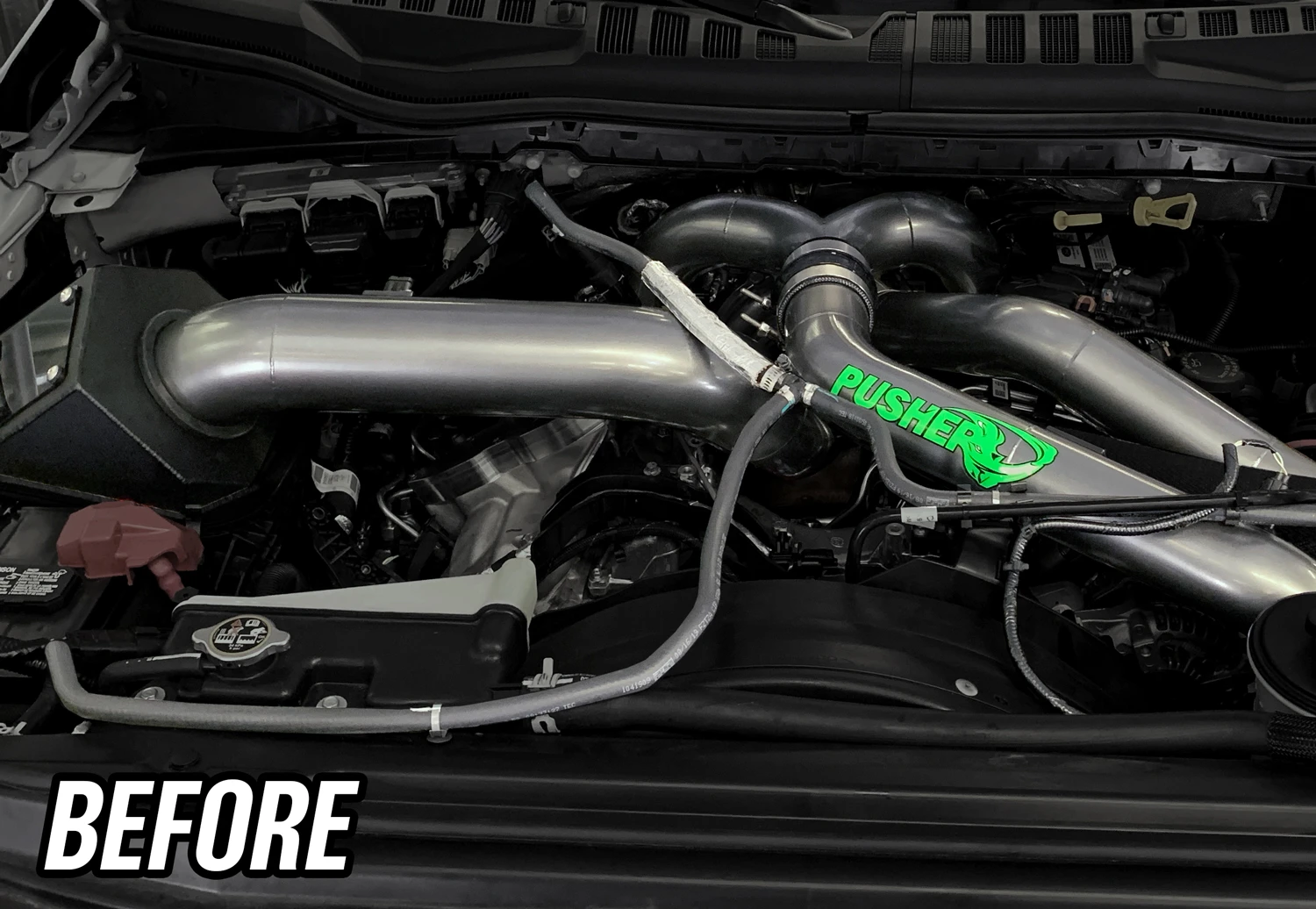 Pusher Coolant Reroute for 2011-2026 6.7L Powerstroke