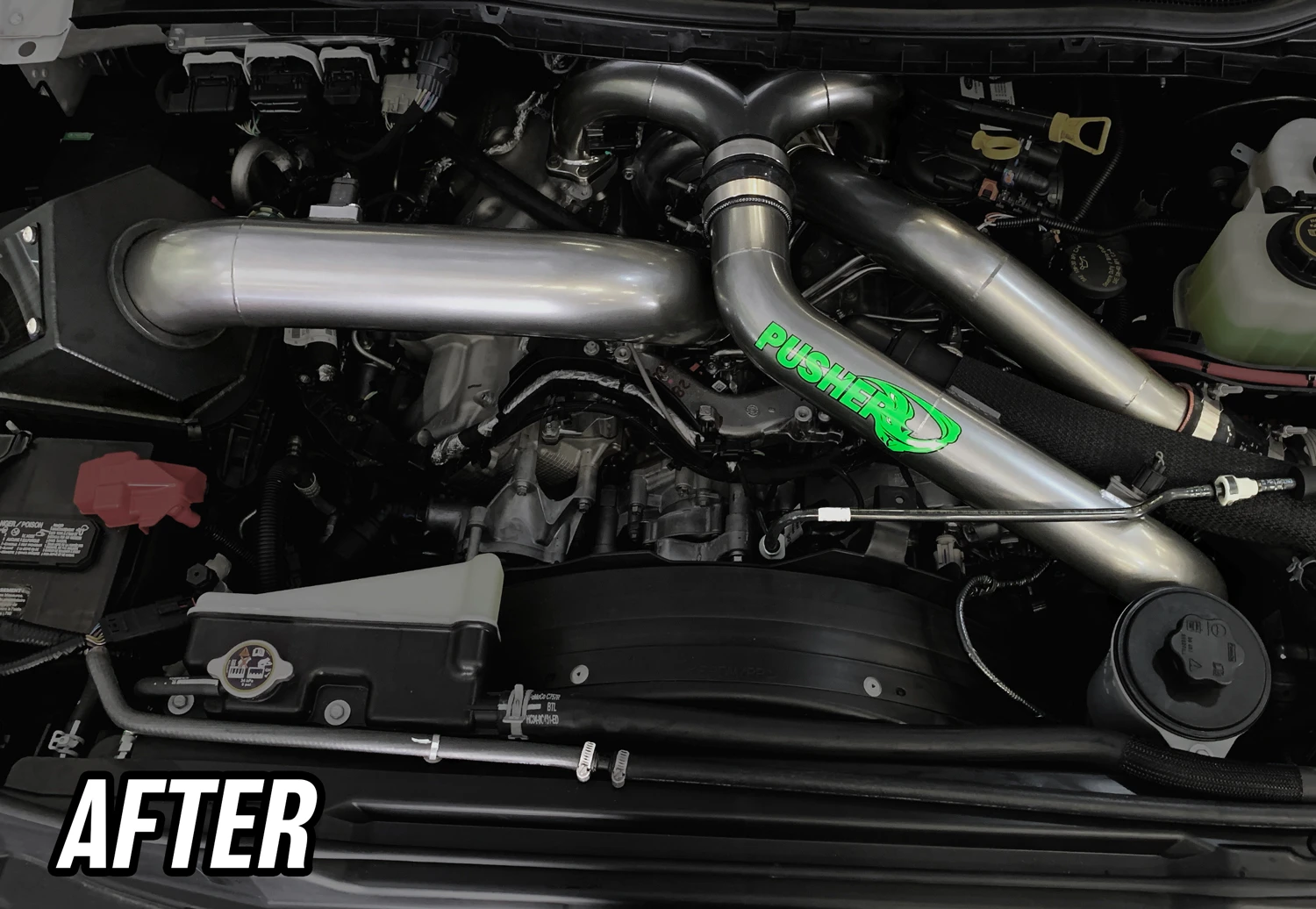 Pusher Coolant Reroute for 2011-2026 6.7L Powerstroke