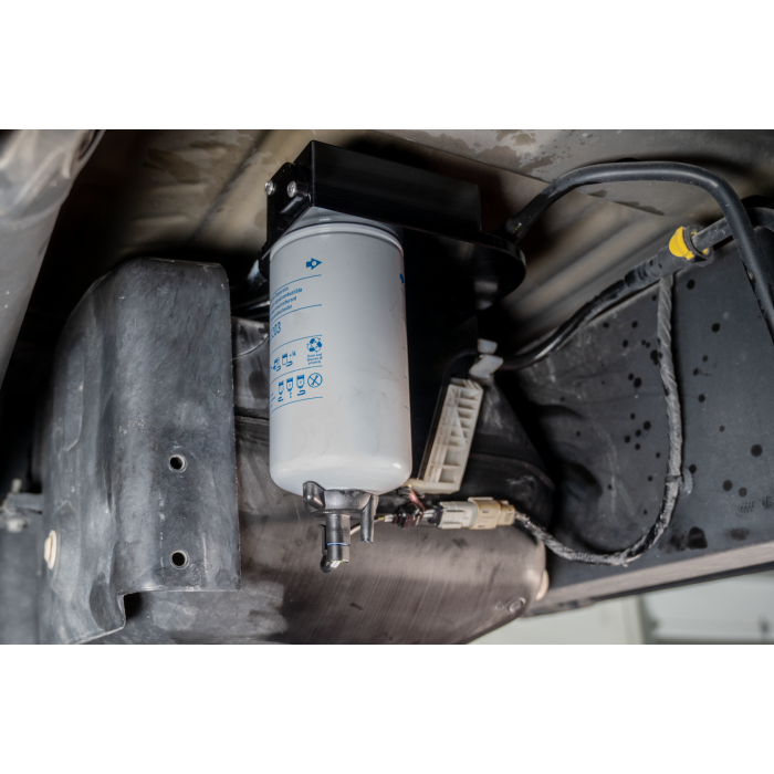Fleece Under Bed Fuel Filter Assembly for 2017-2026 Ford F250-550