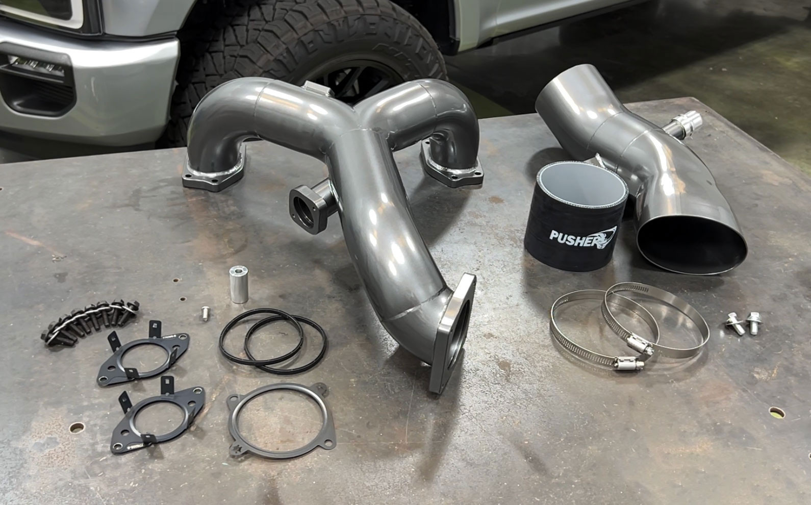 Pusher Powerflow Intake Manifold / Turbo Inlet Package for 2020+ Ford 6.7L Powerstrokes