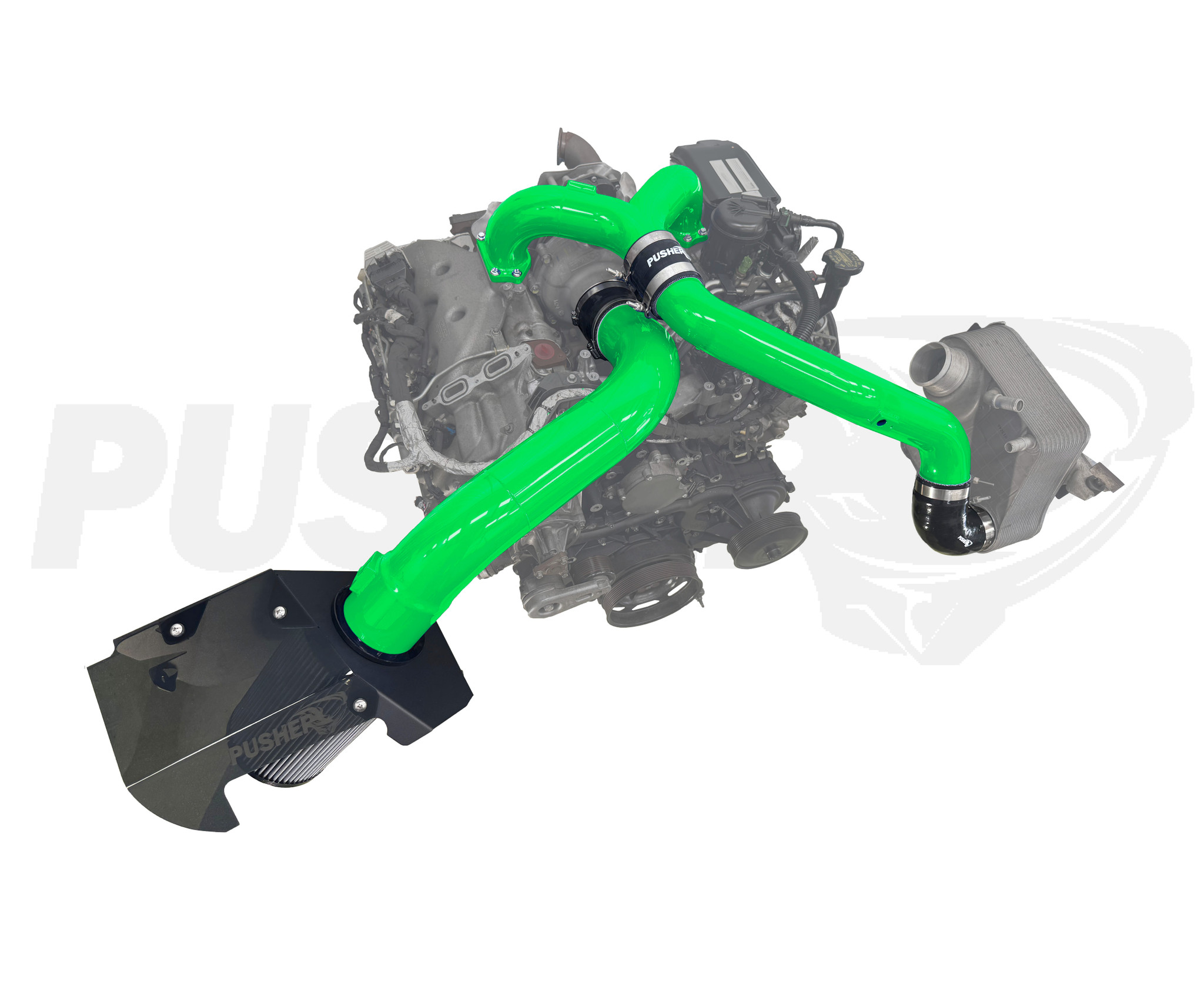 Pusher Piping Kit for 2020+ Ford F250-F550 6.7L Powerstroke