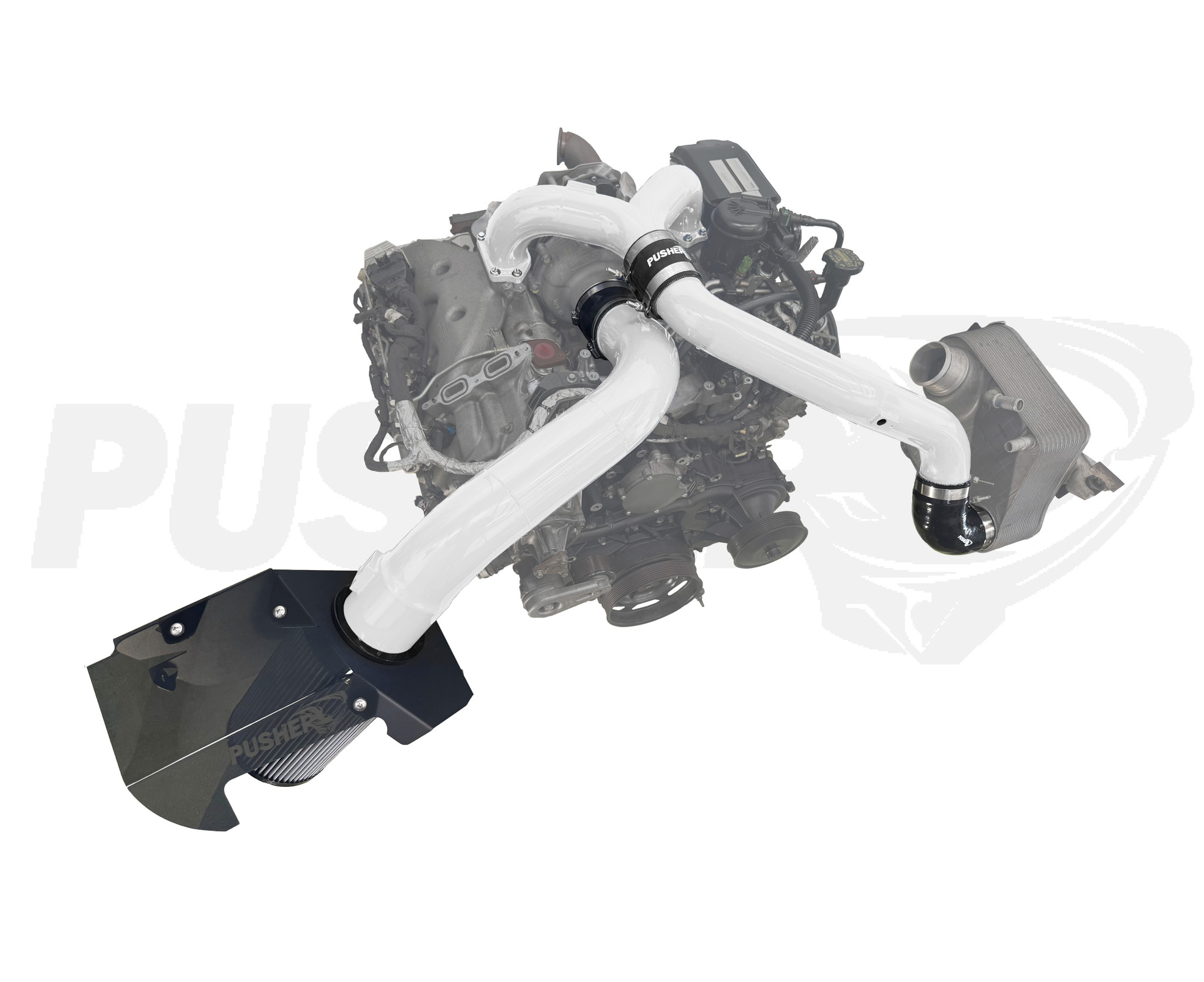 Pusher Piping Kit for 2020+ Ford F250-F550 6.7L Powerstroke