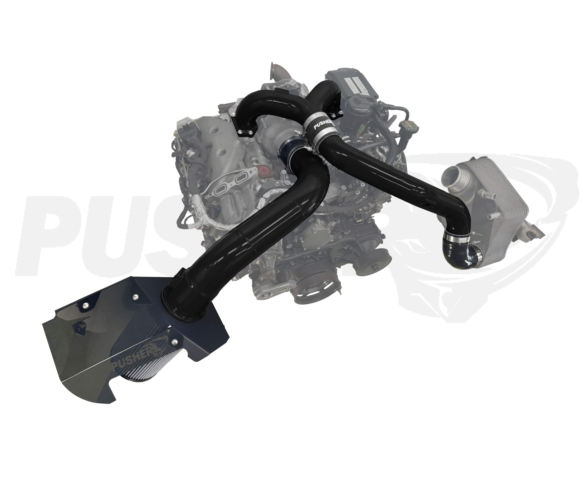 Pusher Piping Kit for 2020+ Ford F250-F550 6.7L Powerstroke
