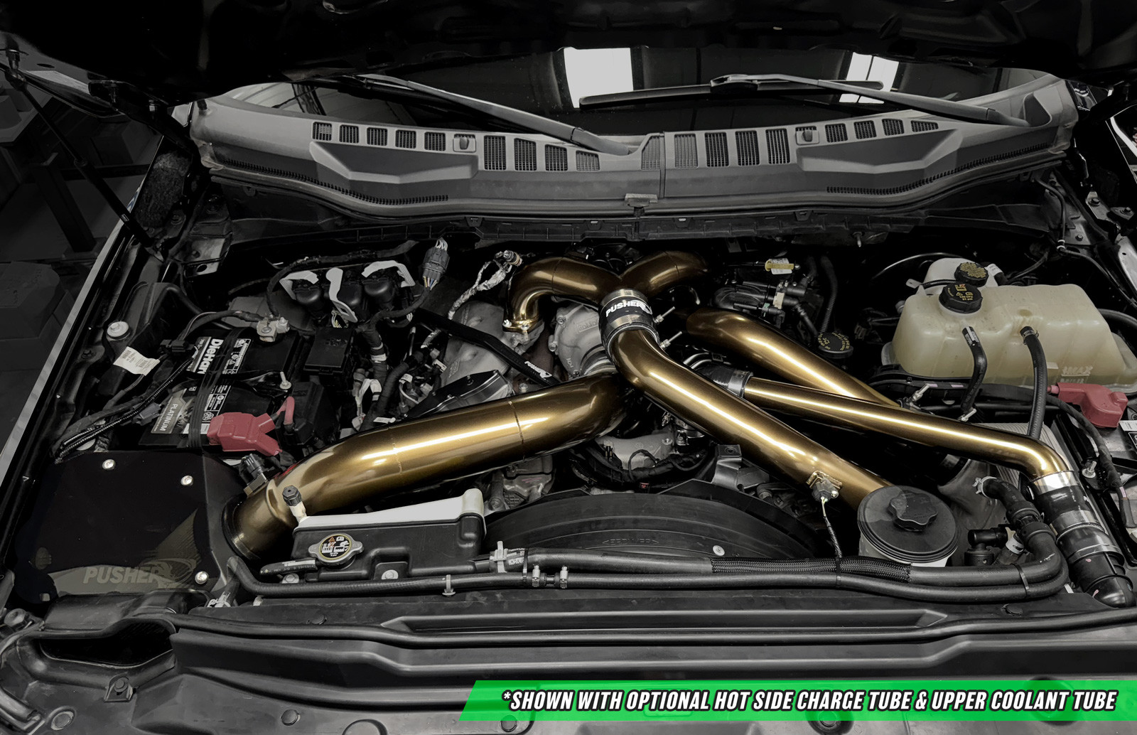 Pusher Piping Kit for 2020+ Ford F250-F550 6.7L Powerstroke