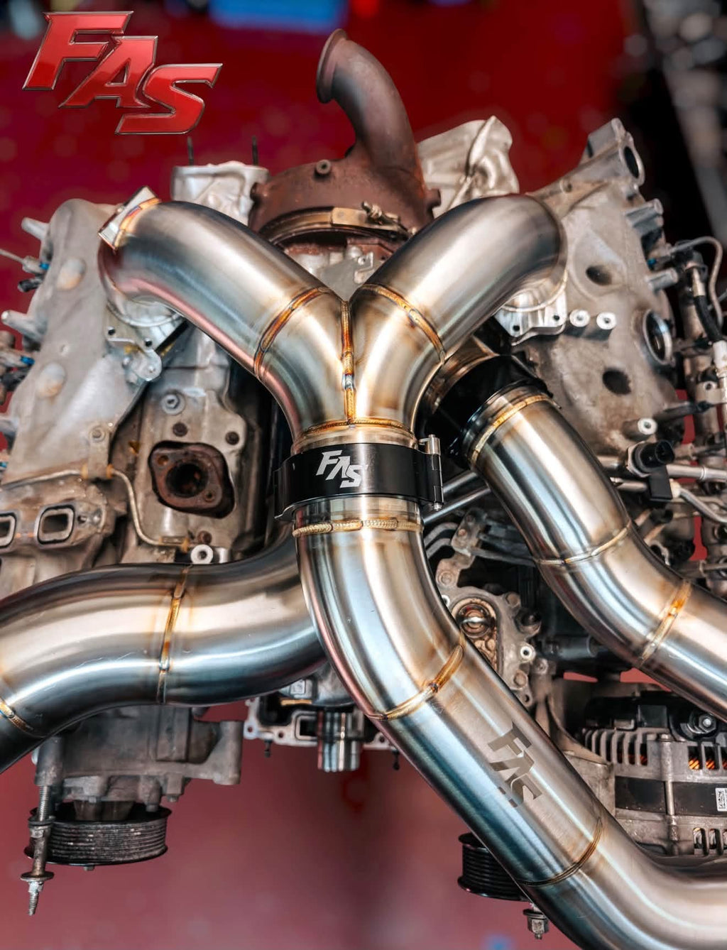 FAS Motorsports Hand-Fabricated Intercooler Piping Kit For 2020-2026 6.7L Powerstroke
