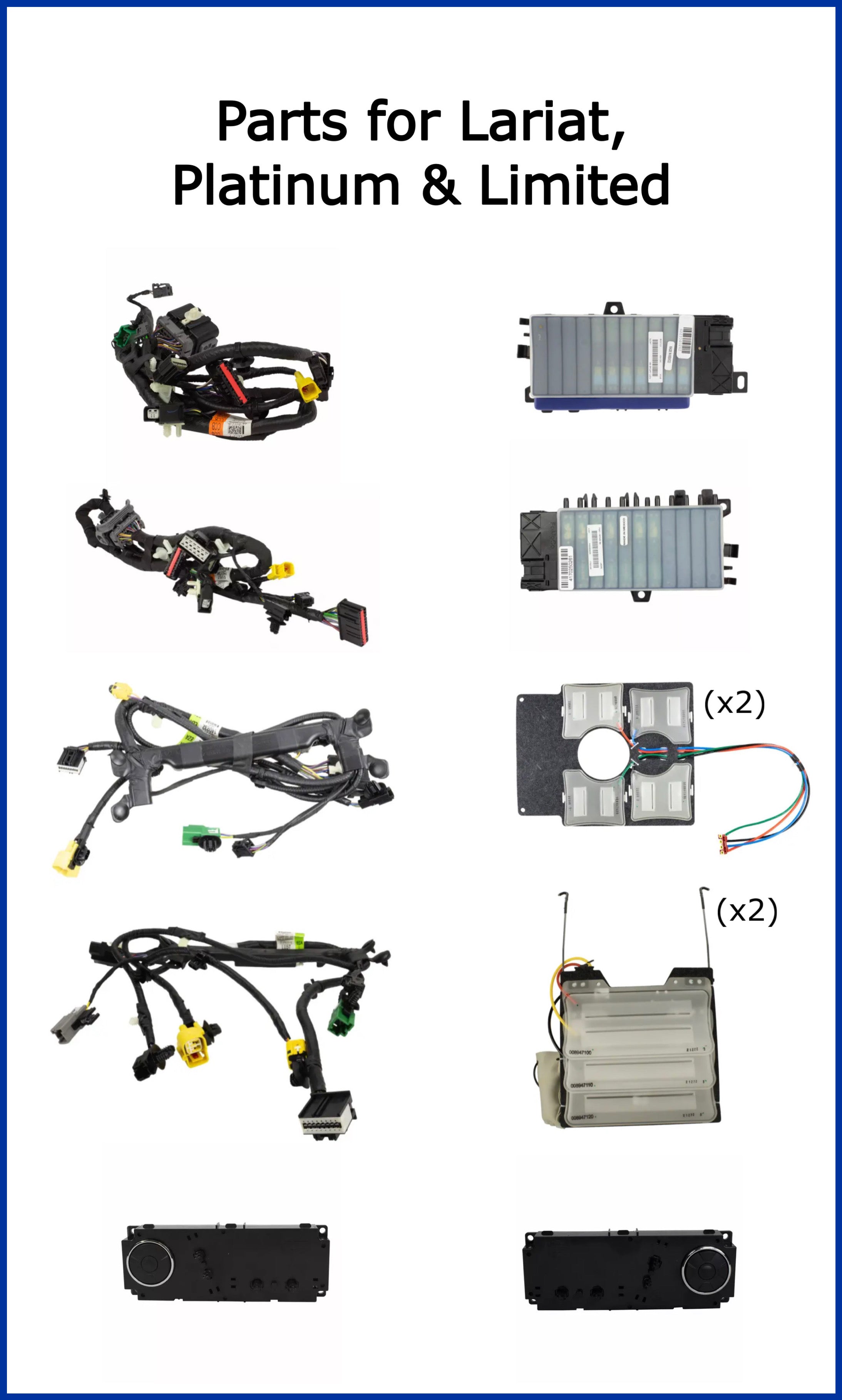 2020-2022 F250-F450 6.7 Powerstroke OEM Massage Seat Install Kit