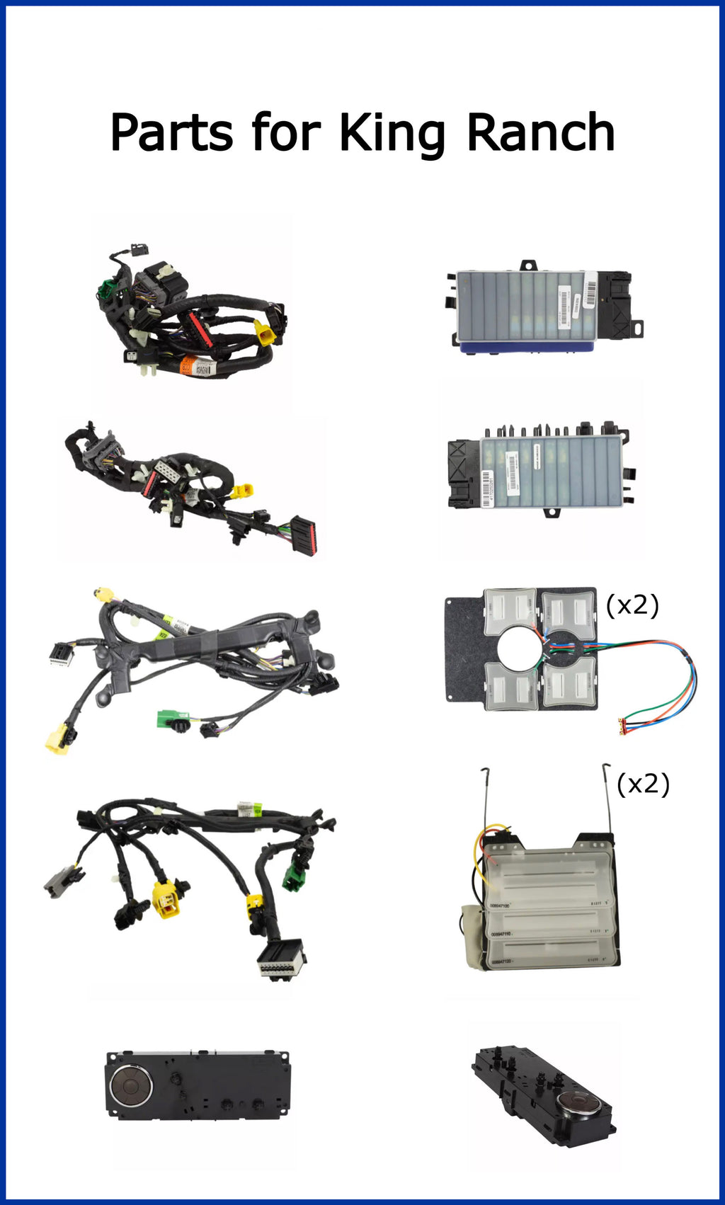 2020-2022 F250-F450 6.7 Powerstroke OEM Massage Seat Install Kit