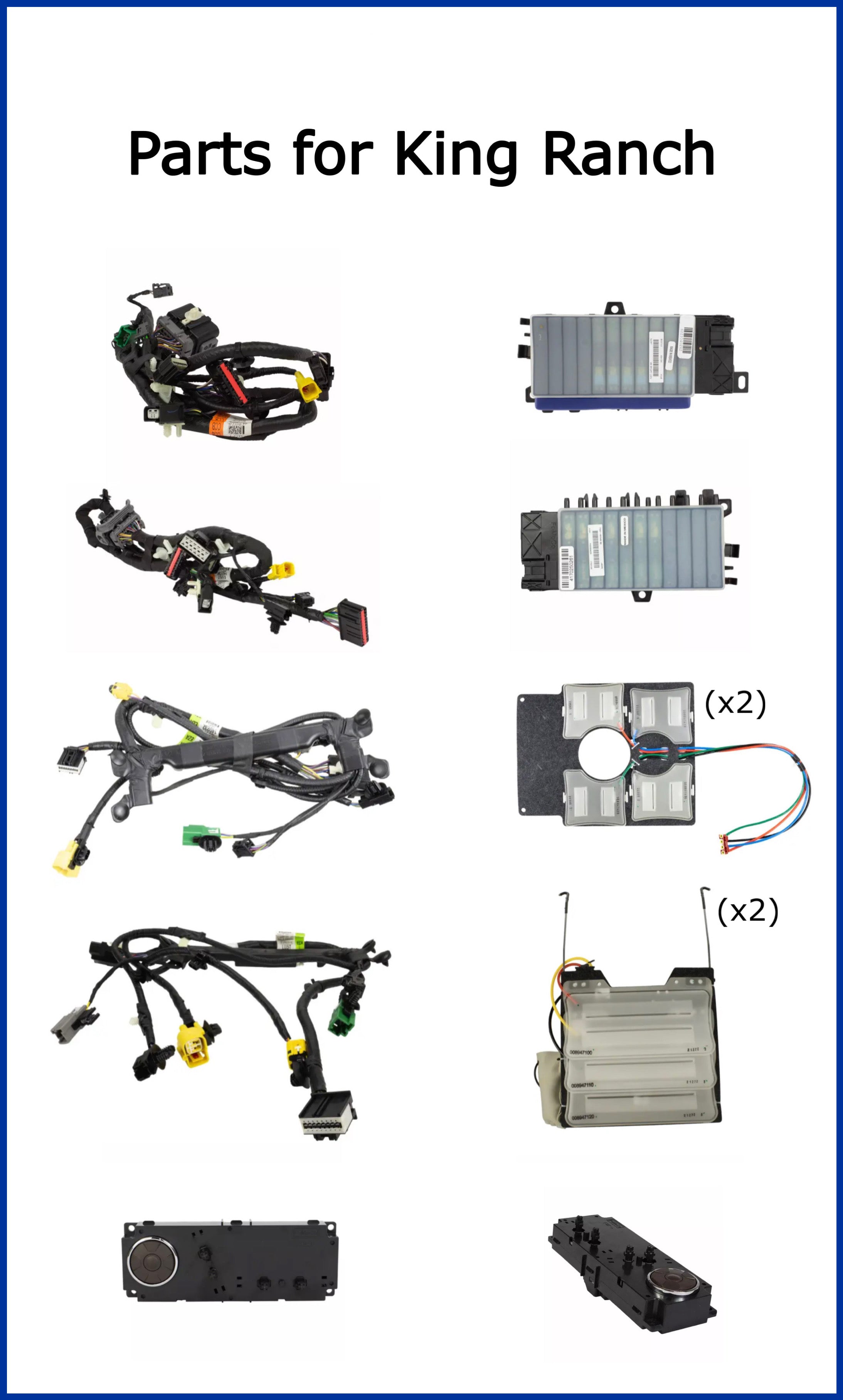 2020-2022 F250-F450 6.7 Powerstroke OEM Massage Seat Install Kit
